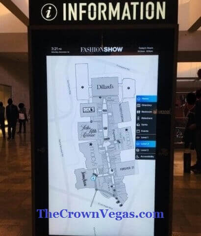 Las Vegas Fashion Show Mall with the Neiman Marcus Store on the